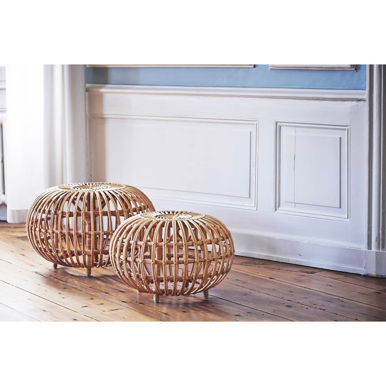 Sika Design Franco Albini Large Rattan Ottoman - Wayfair Canada